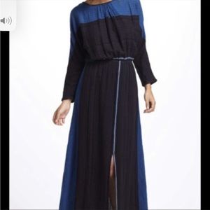 NWOT Ace & Jig Open Back Midnight Tea Long Sleeve Maxi Dress XS